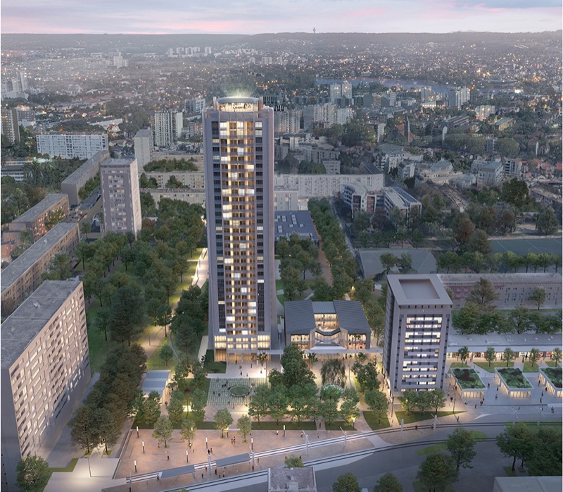 Recyclage tour Obélisque — EXP architectes
